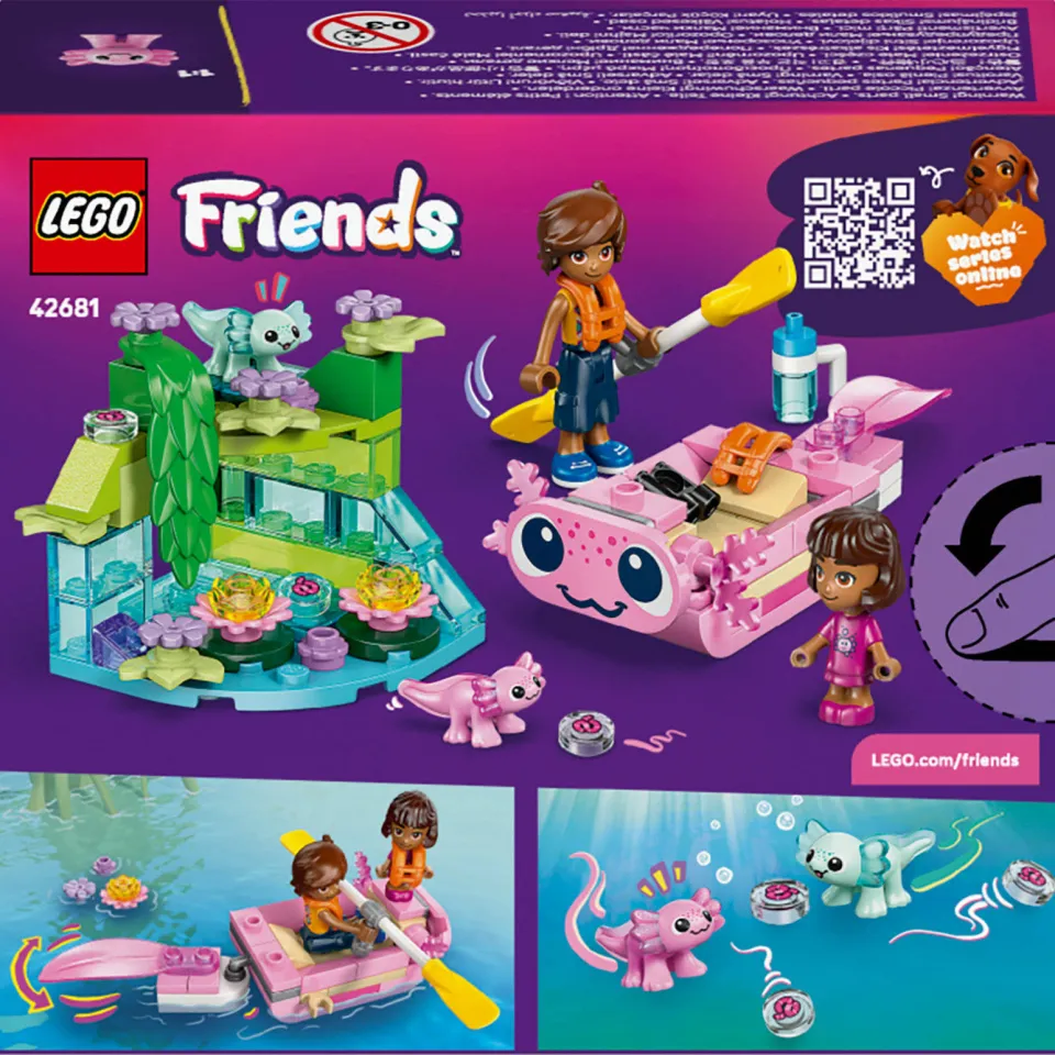 Lego Friends Axolotlavontuur Dieren Speelgoed voor Kinderen 42681, foto 3