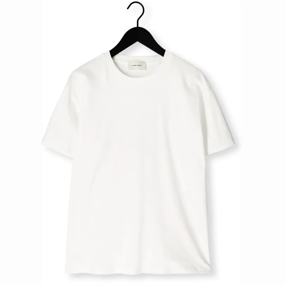 Pure Path regular T-shirt ecru, foto 3