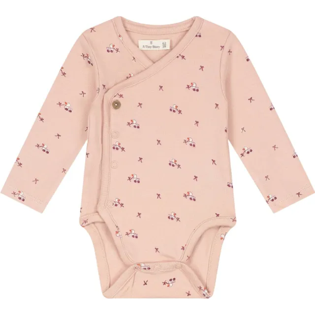 A Tiny Story romper met print - lichtroze, foto 2