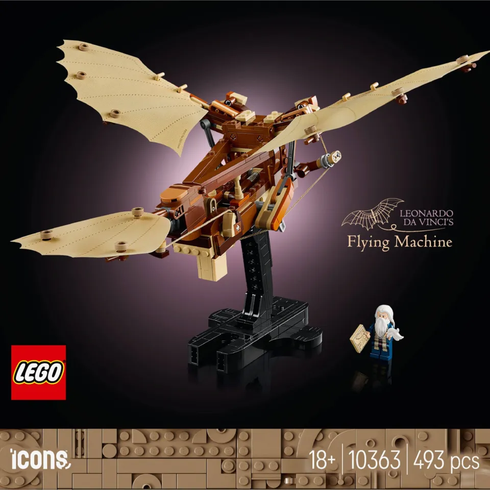 Lego Icons De vliegmachine van Leonardo da Vinci set 10363, foto 2