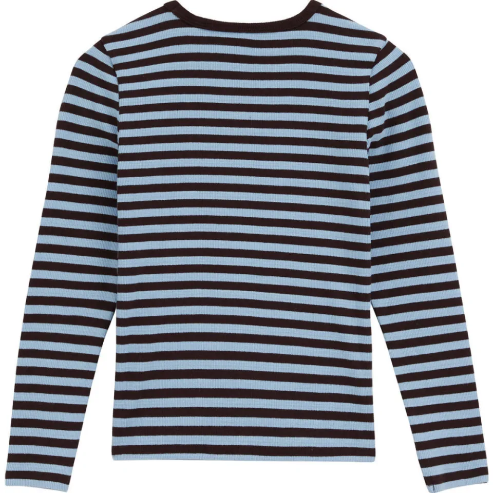 WE Fashion gestreepte longsleeve blauw, foto 4