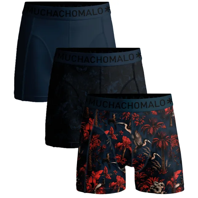 Muchachomalo Heren Boxershorts - 3-Pack - Mannen Onderbroeken veelkleurig, foto 2