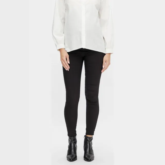 Mamalicious skinny zwangerschapsjeans MLLUCY zwart, foto 3