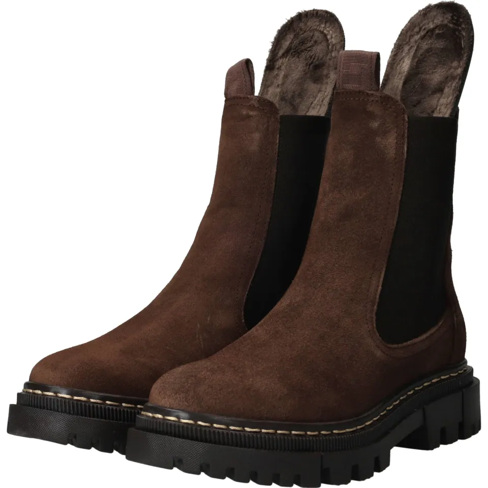 Tamaris Chelseaboots Dames Bruin, foto 5