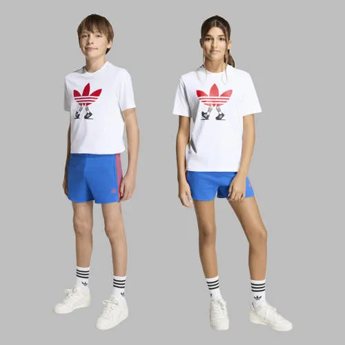 Adidas Originals 3 Stripes Sprinter short blauw, foto 3