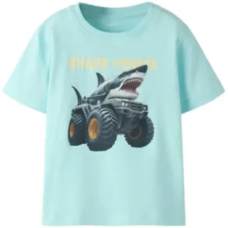 NAME IT MINI T-shirt aquablauw