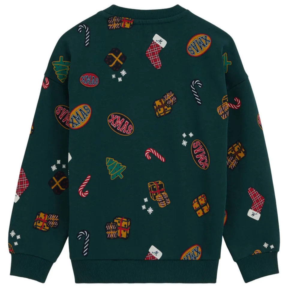 WE Fashion sweater met print - groen, foto 4