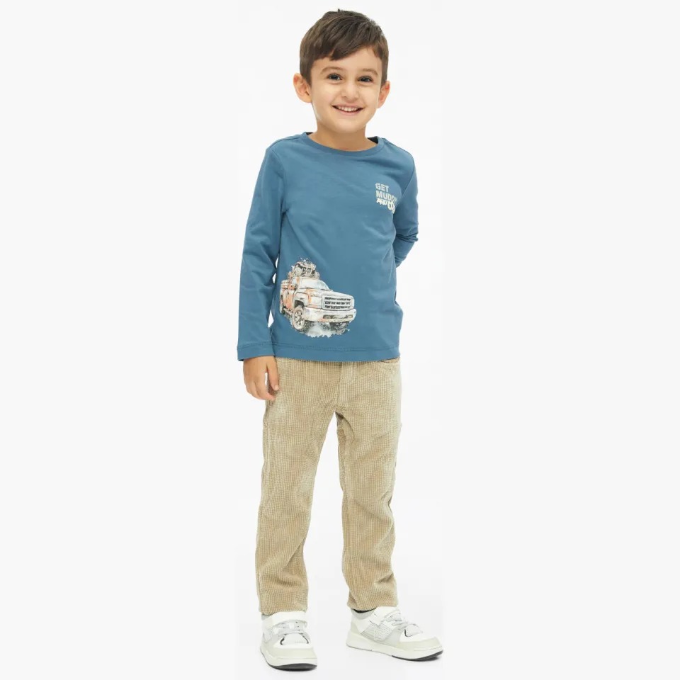 s.Oliver longsleeve met print blauw, foto 5