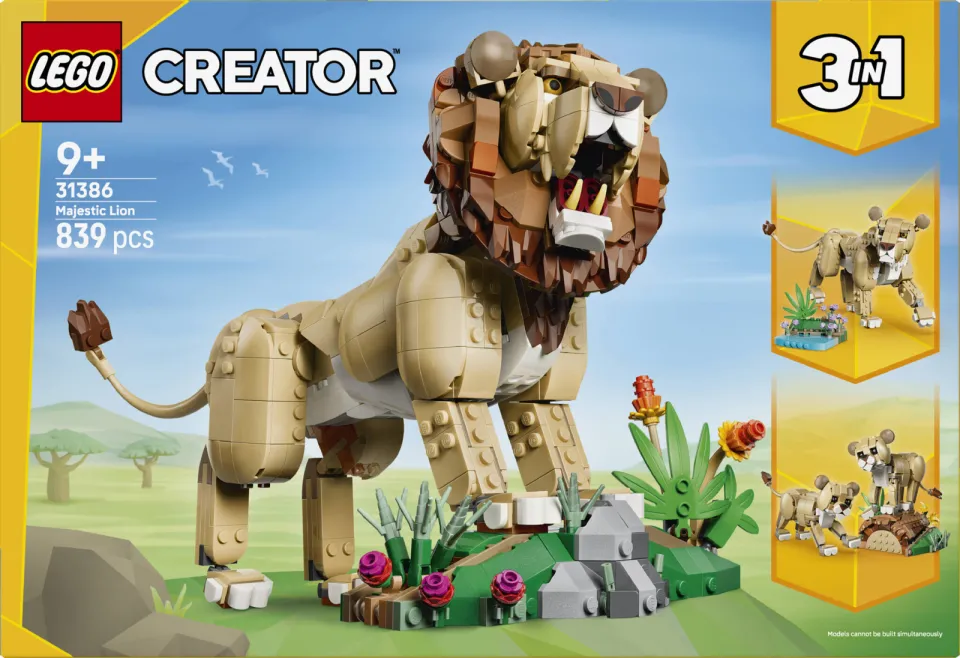 Lego Creator Wilde dieren: majestueuze leeuw 31386, foto 2