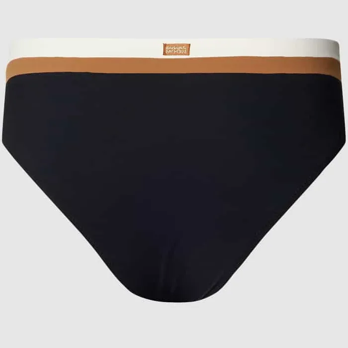 banana moon Bikinibroekje met contraststrepen, model 'LAKA MONTECITO' zwart, foto 2