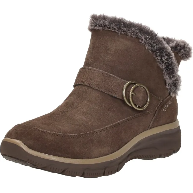 Skechers Slip-ins Easy Going enkellaarsje donkerbruin, foto 2