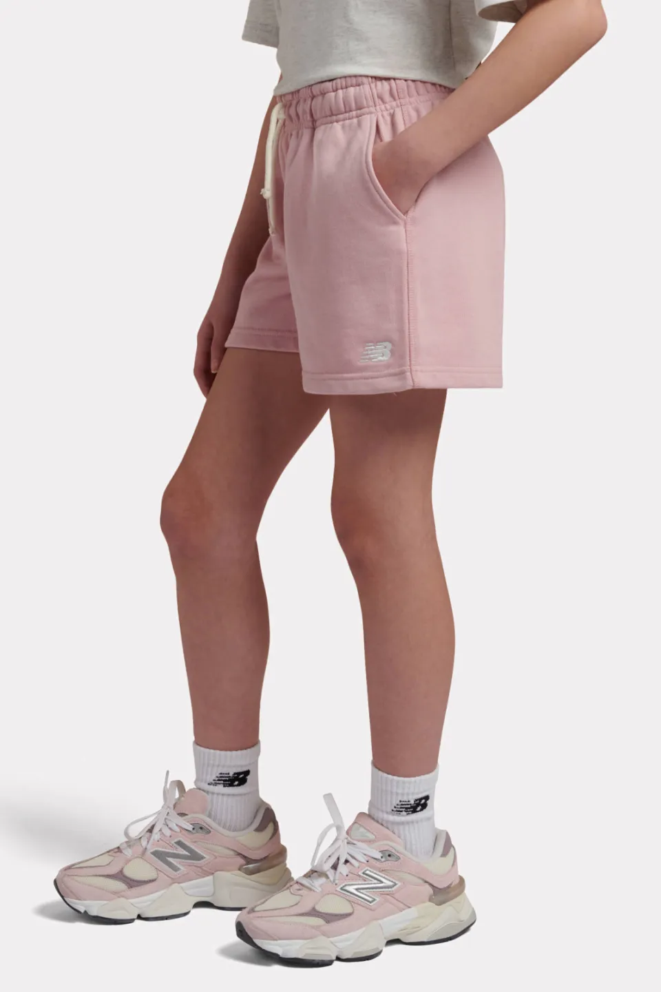 New Balance sweatshort roze, foto 7