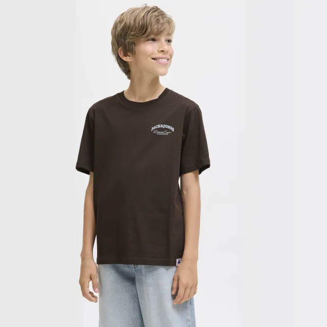 Jack & Jones T-shirt met backprint bruin, foto 4