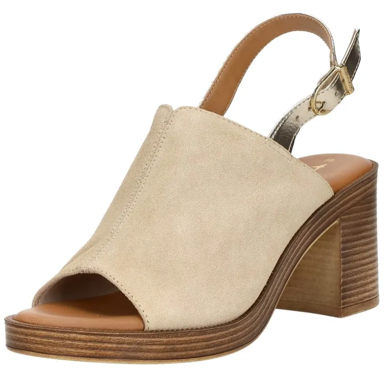 Tamaris sandalen met hak beige, foto 4