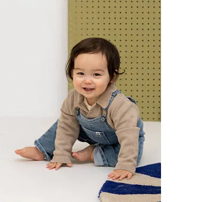 Babyface katoenen gebreide trui - beige, foto 3