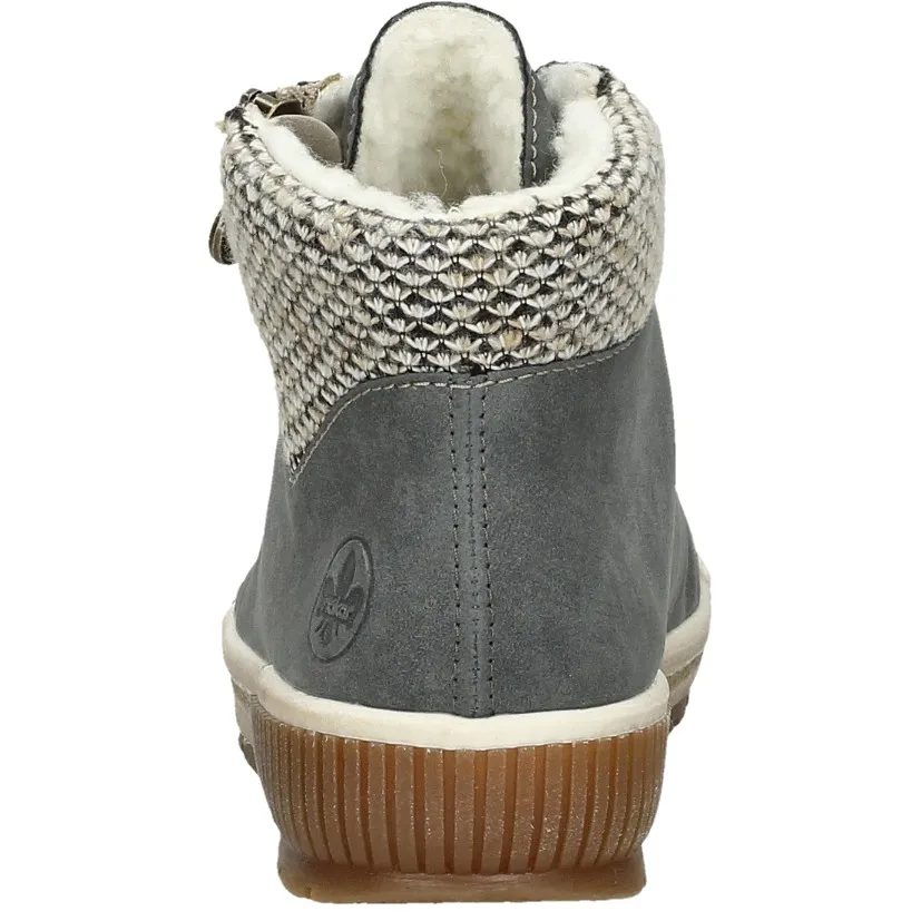 Rieker 198541 hoge sneakers lichtblauw licht blauw, foto 5