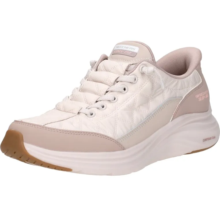 Skechers Slip-Ins Cozy Fit Knotted Bungee sneakers beige, foto 3