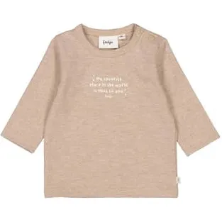 Feetje longsleeve taupe gestreept, foto 3