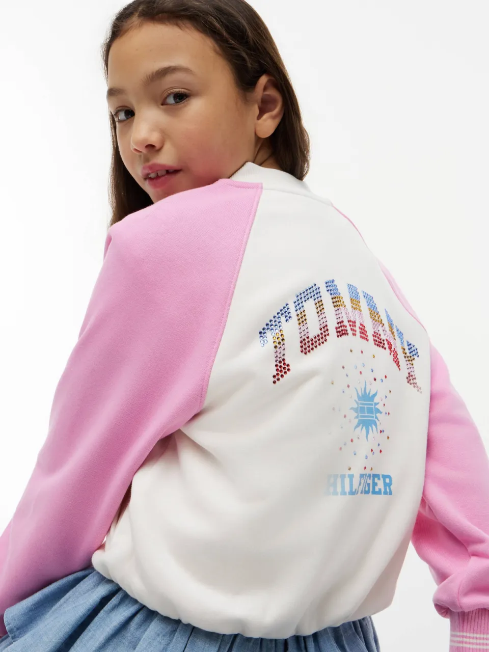 Tommy Hilfiger bomberjack roze, foto 5