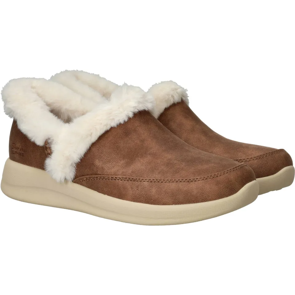 Skechers Slip-Ins Cozy Escape pantoffel bruin, foto 4