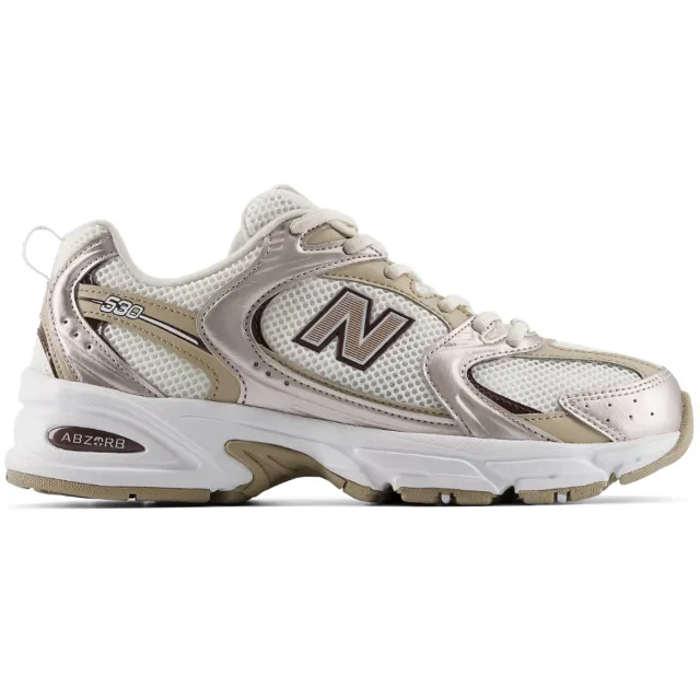 New Balance 530 sneakers - lichtgrijs/ecru/roze, foto 2