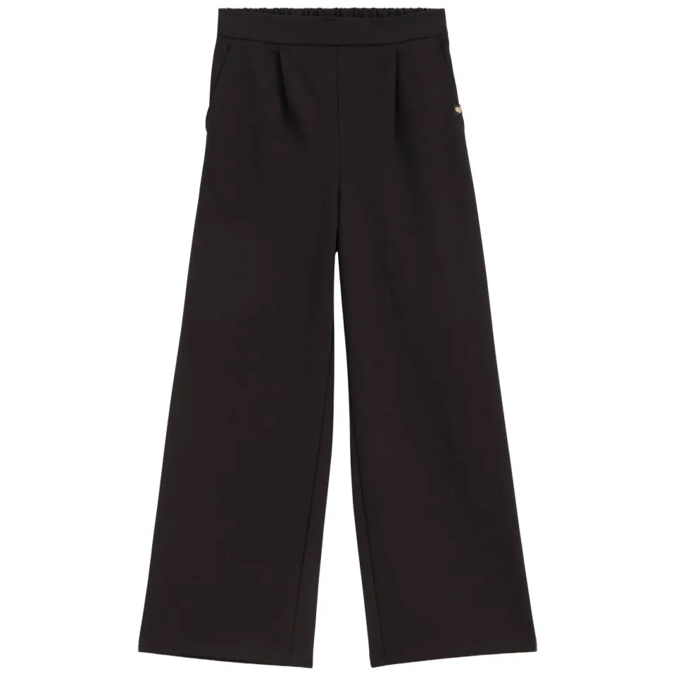 WE Fashion loose fit pantalon met plooien zwart, foto 2