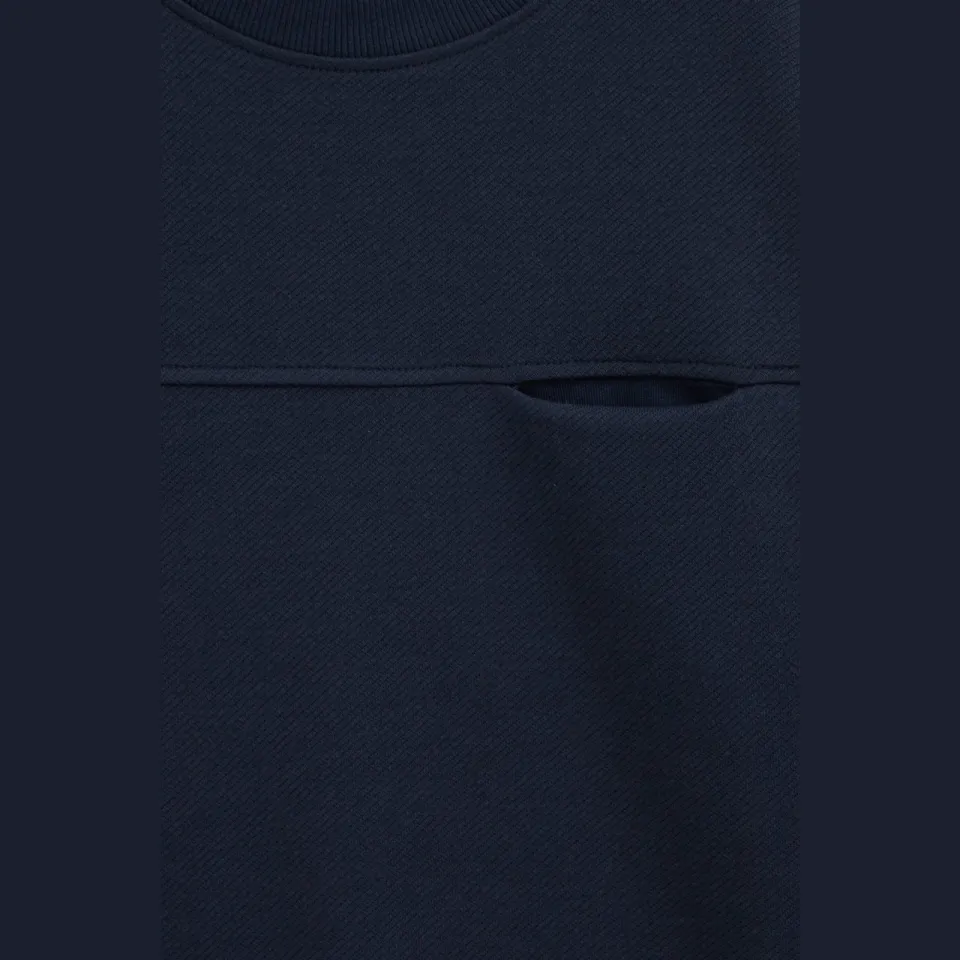 WE Fashion longsleeve marineblauw ronde hals, foto 6