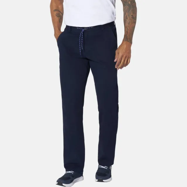 Jan Vanderstorm GJORVALD loose casual broek Plus Donkerblauw