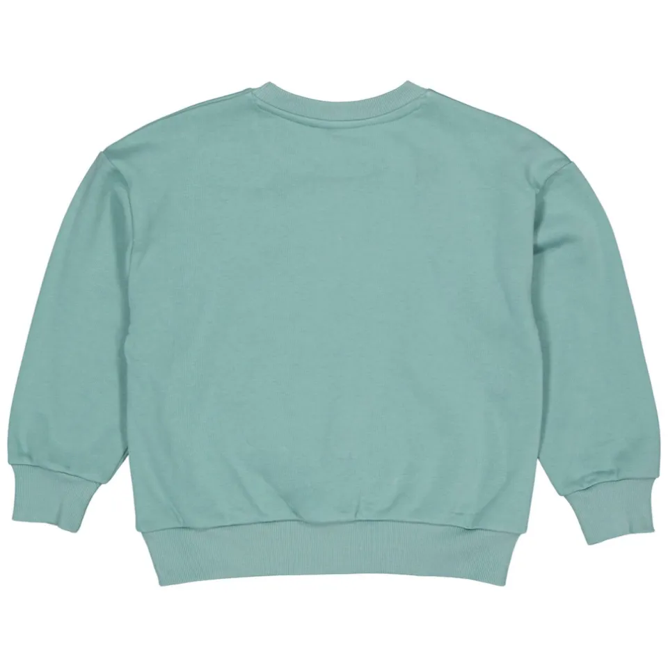 Levv sweater met tekstprint - mintblauw, foto 2