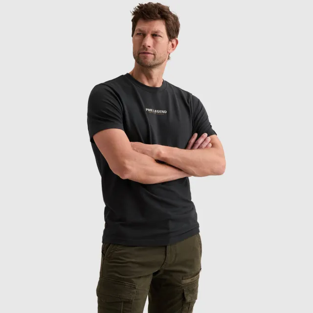 PME Legend T-shirt met print - donkerblauw