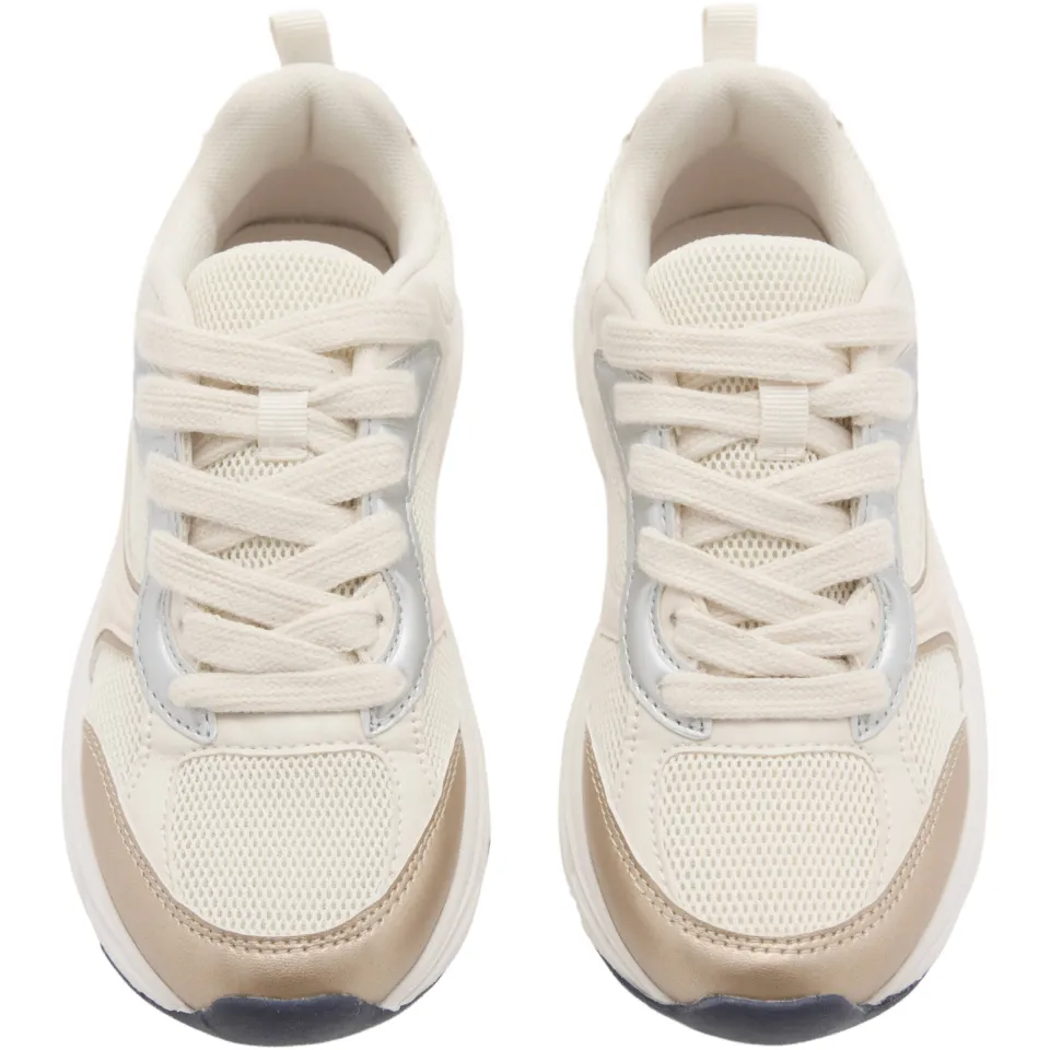 Mango Kids sneakers - beige/zilver, foto 5