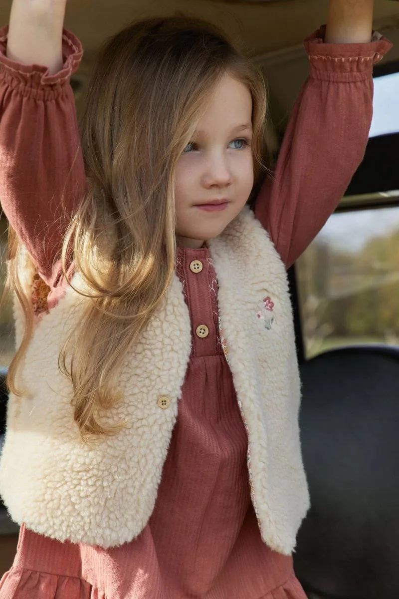 Little Dutch teddy gilet - beige, foto 6