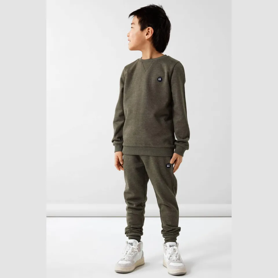 NAME IT KIDS sweater NKMVIMO groen