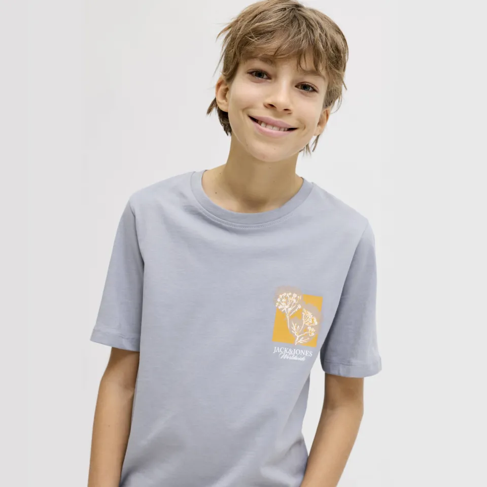 Jack & Jones T-shirt met printopdruk grijsblauw, foto 6