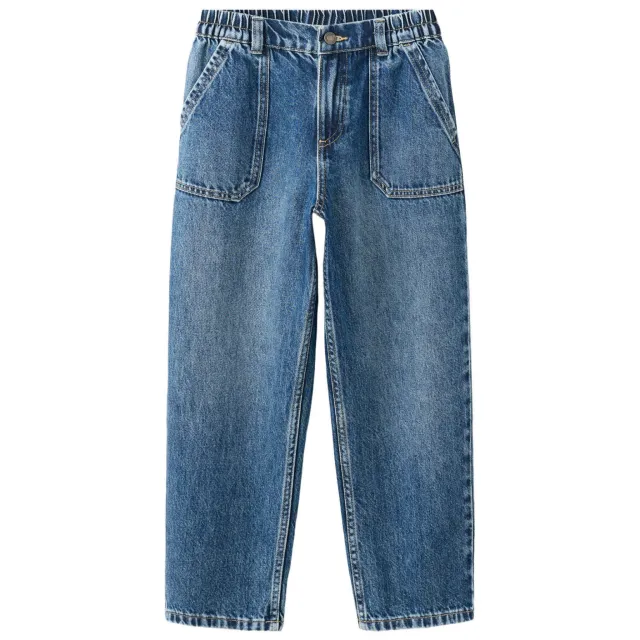 Mango Kids wide leg jeans - mediumblauw Medium blue denim