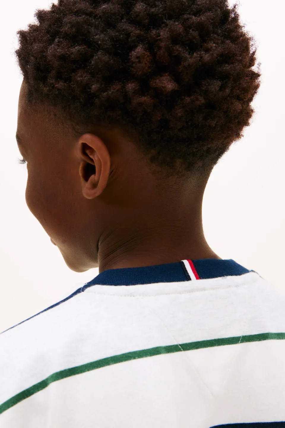 Tommy Hilfiger gestreepte T-shirt wit, foto 4
