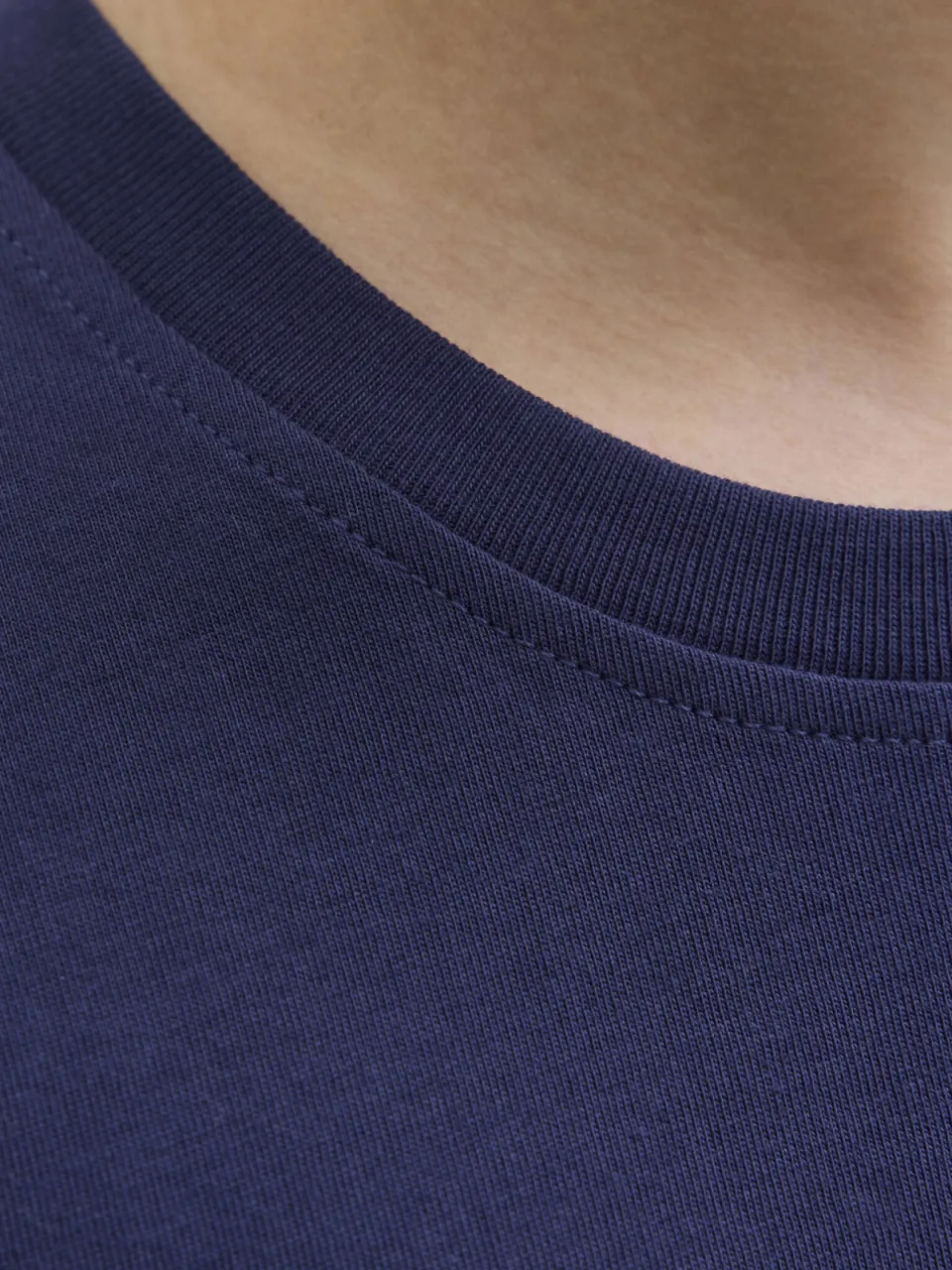 Jack & Jones t-shirt marineblauw logo, foto 6