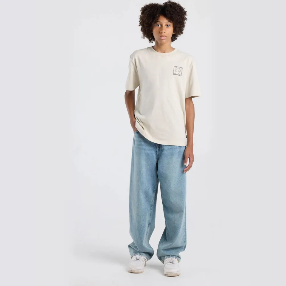 America Today wide leg jeans - lichtblauw denim Light blue denim