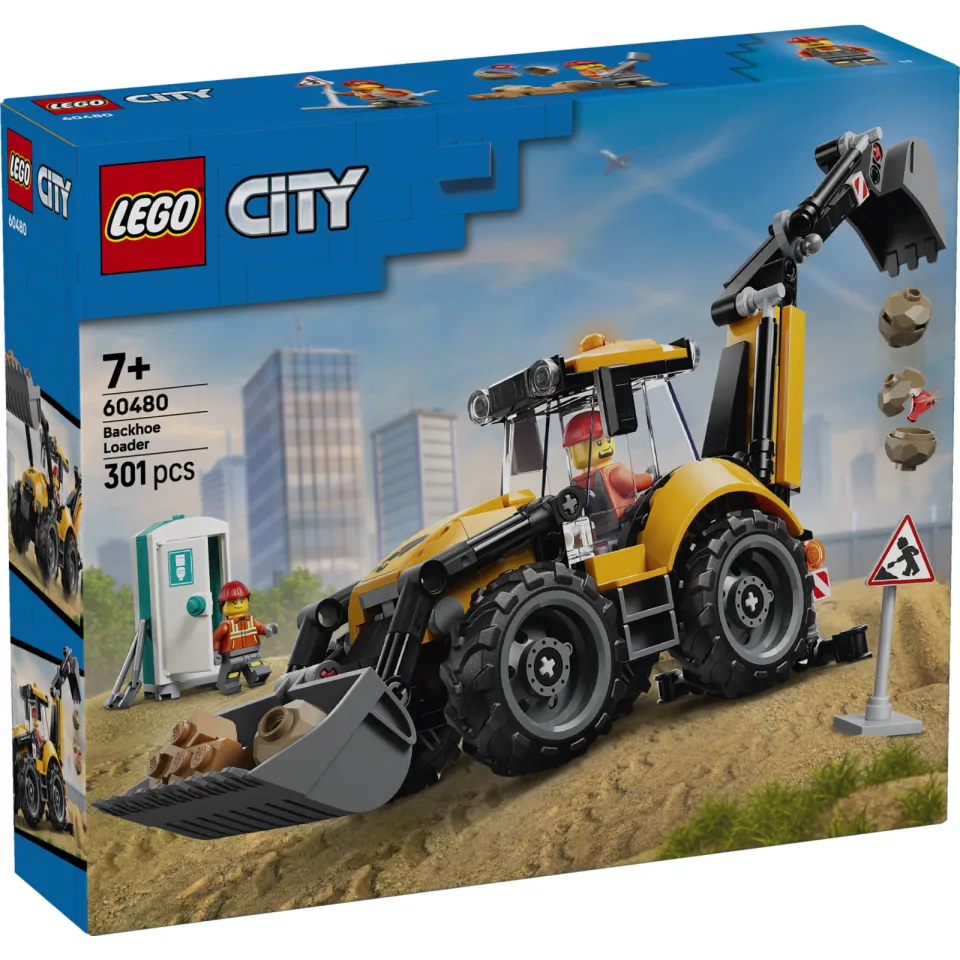 Lego City Gele graaflaadmachine 60480, foto 6