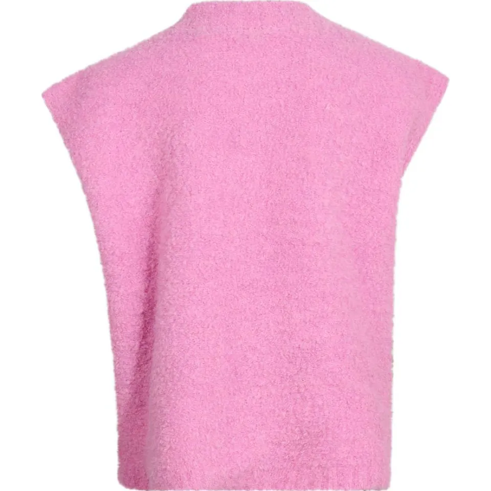 Shoeby tweed gilet met wol - roze, foto 3