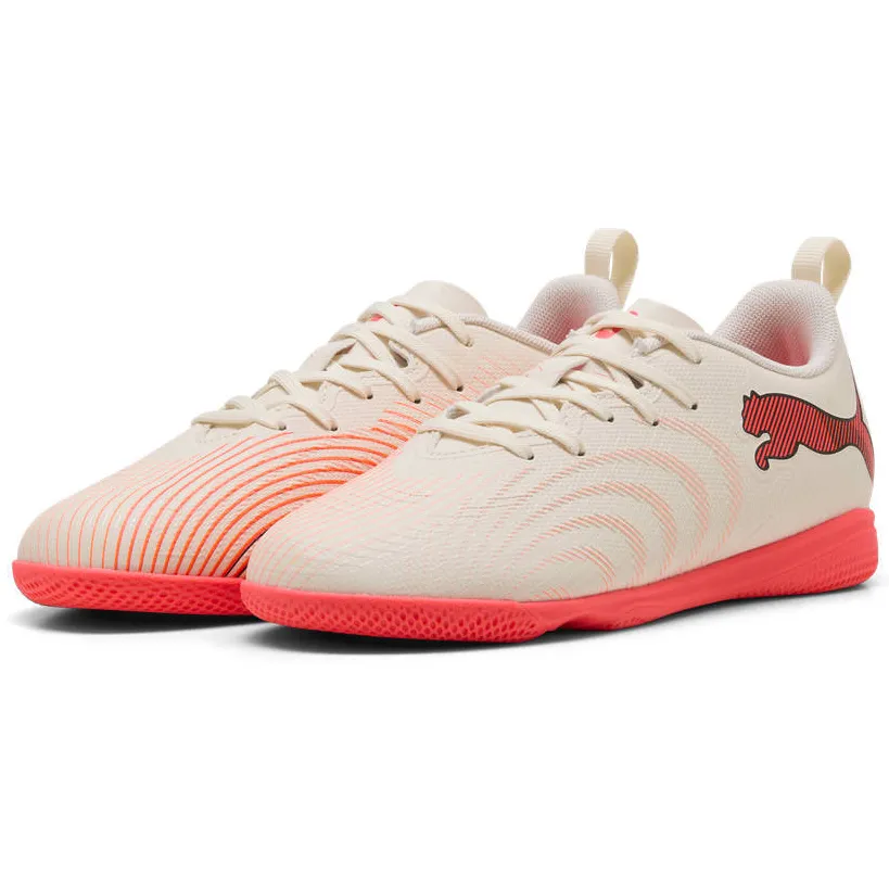 Puma Future 9 Play junior zaalvoetbalschoen beige, foto 4