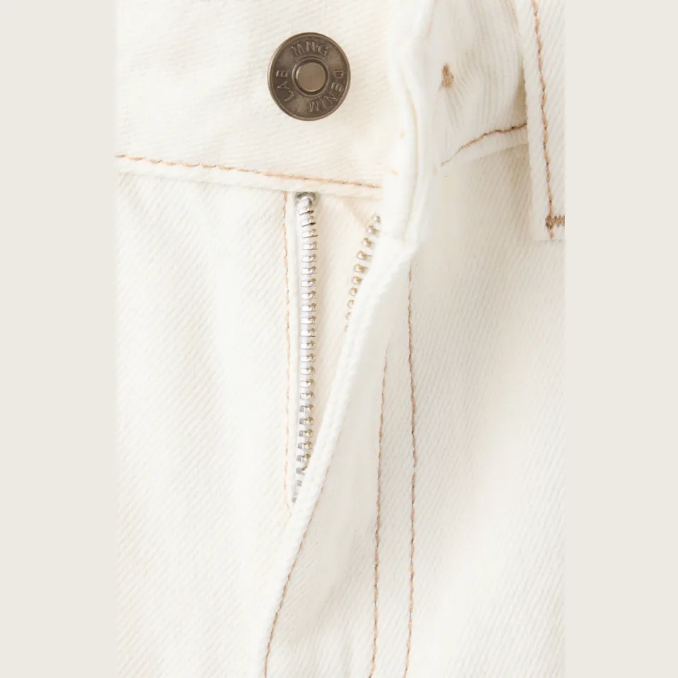 Mango Kids regular fit jeans - ecru, foto 6
