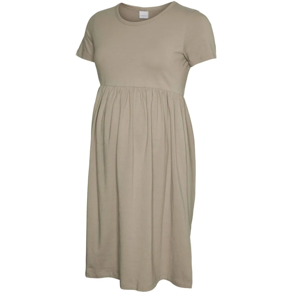 Mamalicious zwangerschapsjurk beige, foto 2