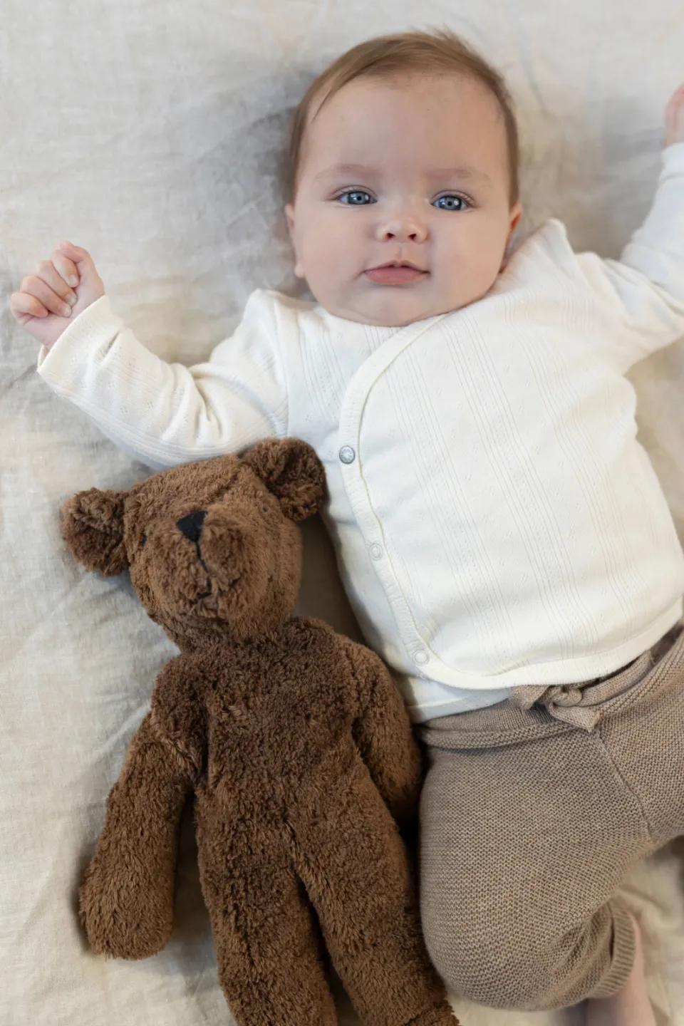 Noppies baby longsleeve ecru
