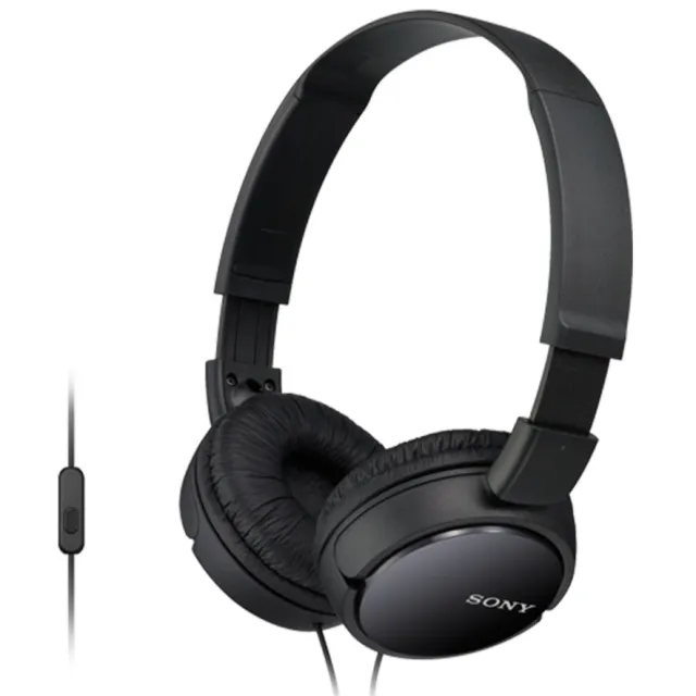 Sony MDR-ZX110AP On-ear hoofdtelefoon Zwart