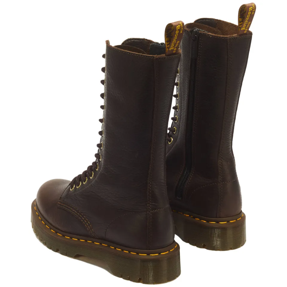 Dr. Martens 1b99 leren veterboots - donkerbruin, foto 2