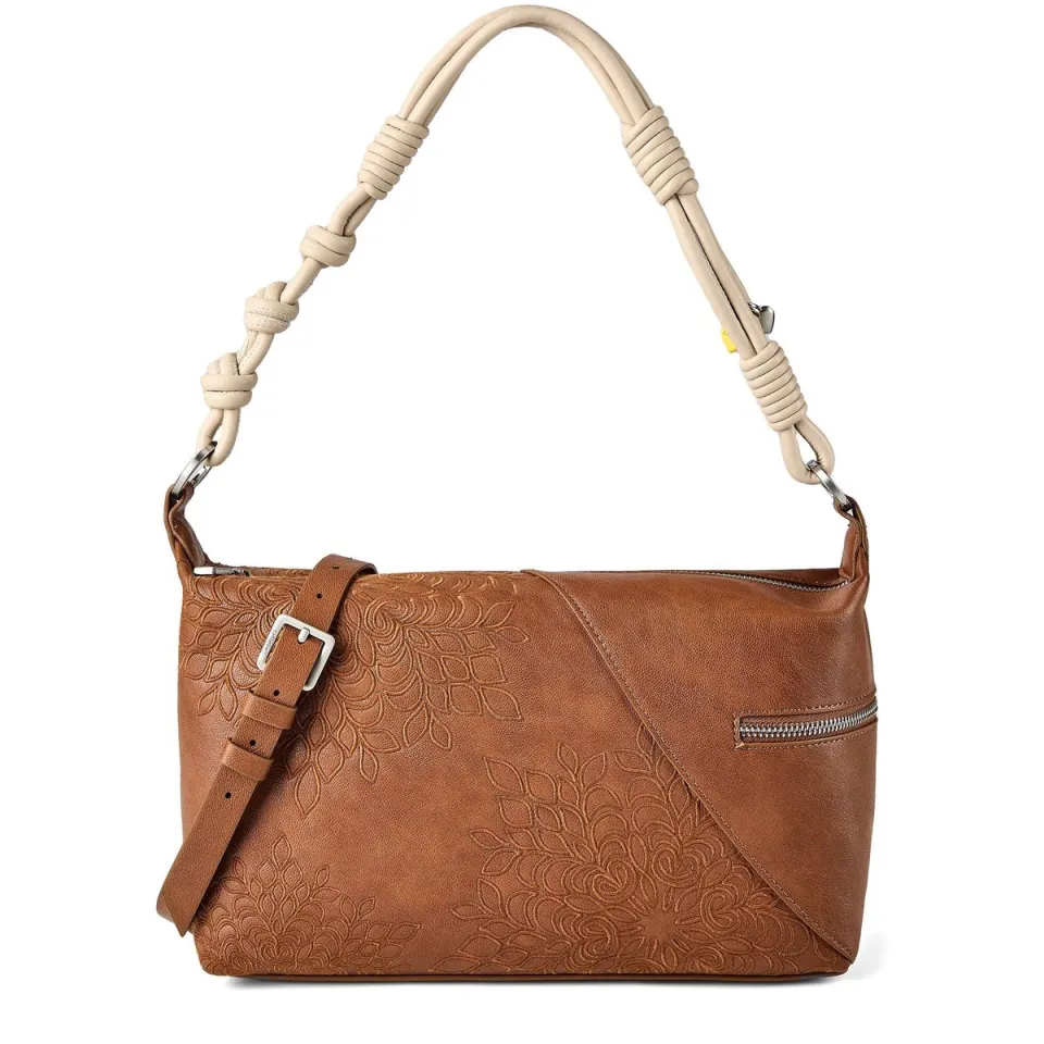 Desigual Sierra Shoulder Bag schoudertas camel, foto 3