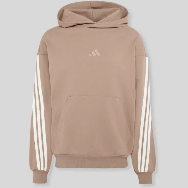 Adidas Regular fit hoodie van puur katoen beige, foto 2