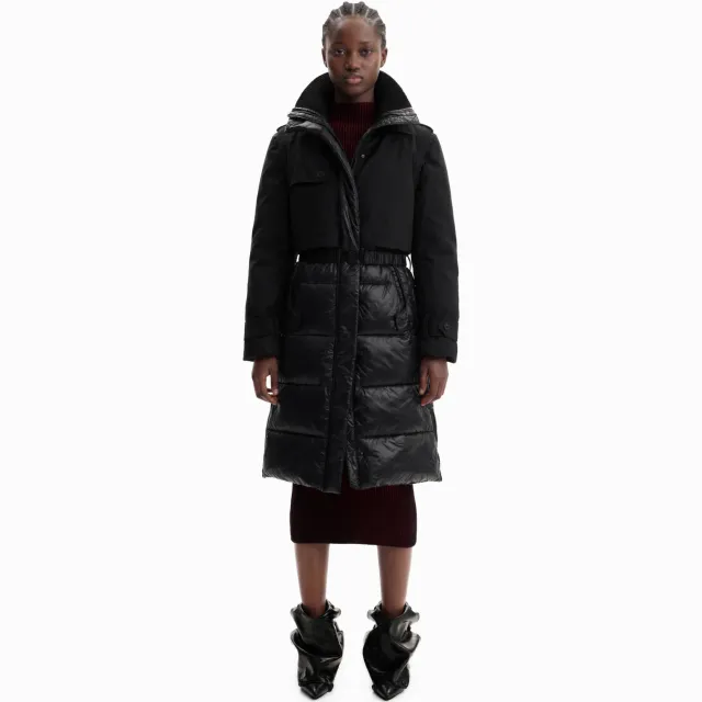 Desigual Marina winterjas zwart