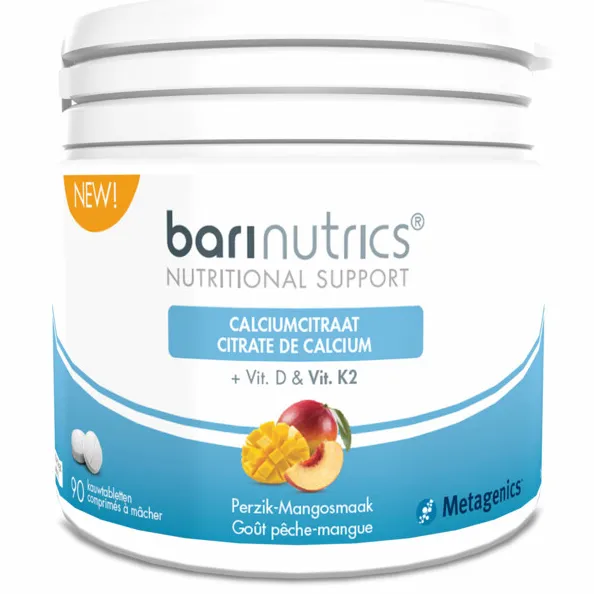 Metagenics BariNutrics Calciumcitraat Vit.D&Vit.K2 90 tabletten